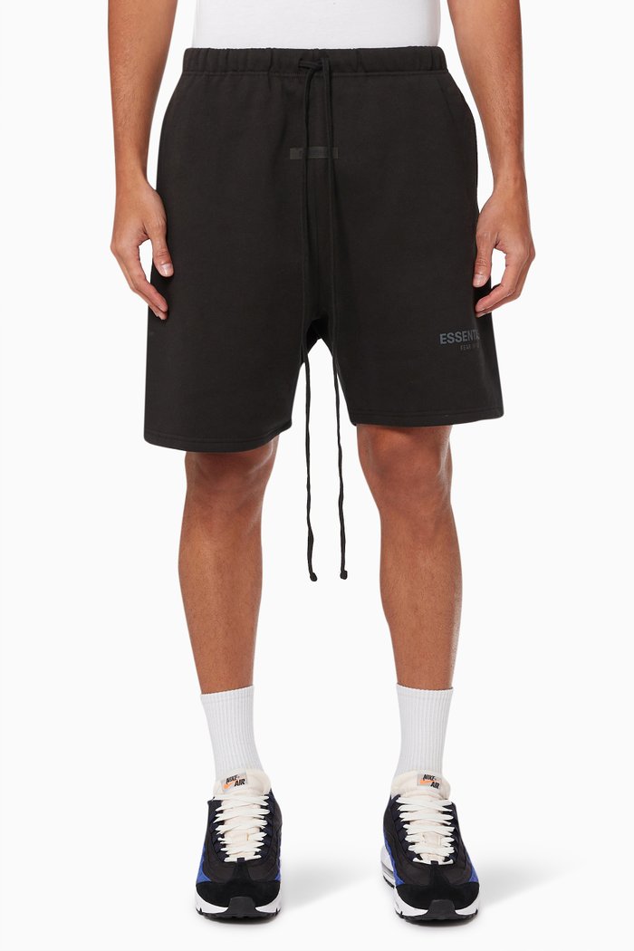 

Sweatshort in Cotton, Black