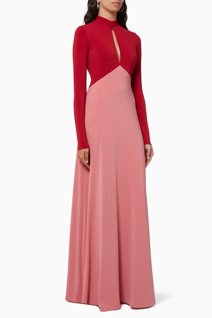 

Brin Gown in Stretch Jersey, Pink