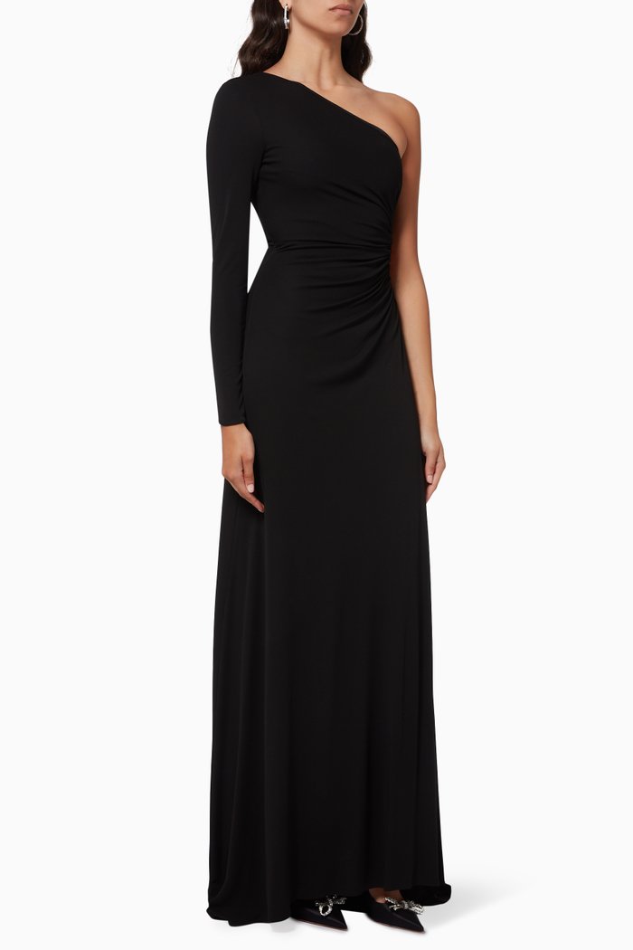 

Bay Gown in Matte Jersey, Black