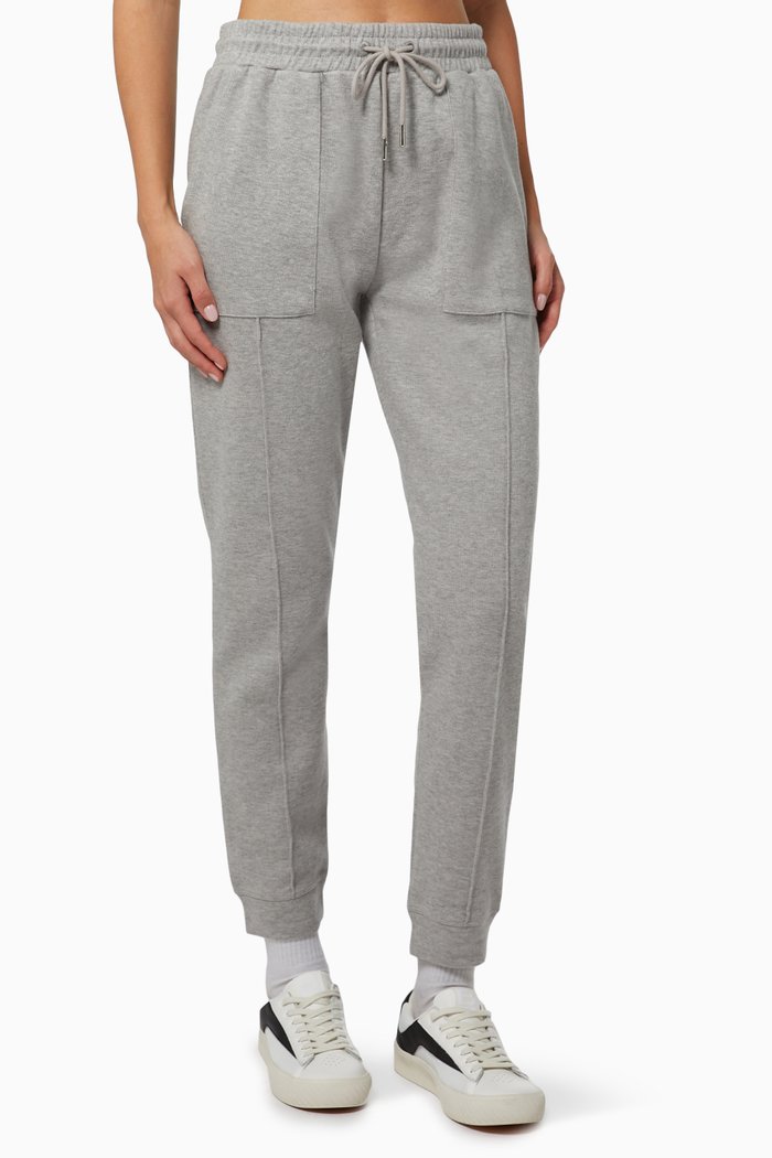 

Willow Joggers in French Rib Knit, Grey