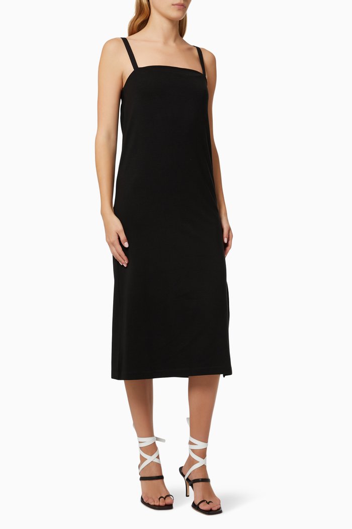 

Parker Dress in Stretch Tencel™, Black