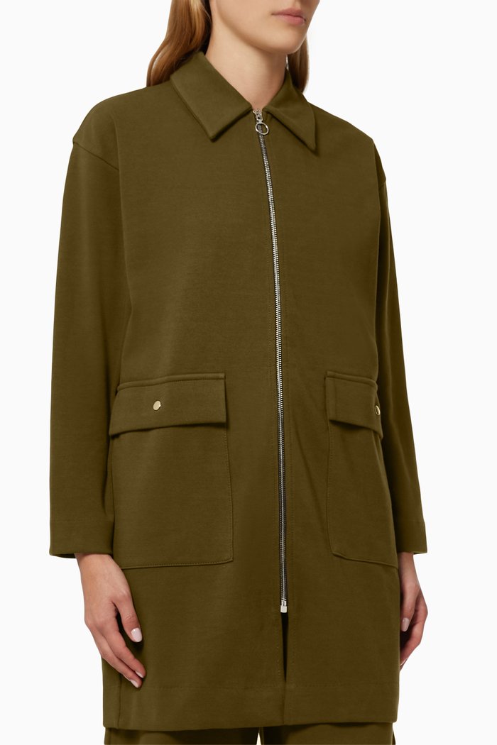 

Morgan Coat in Organic Cotton, Brown