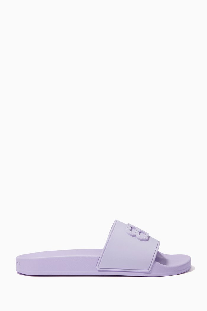 

BB Pool Slides in Rubber, Purple