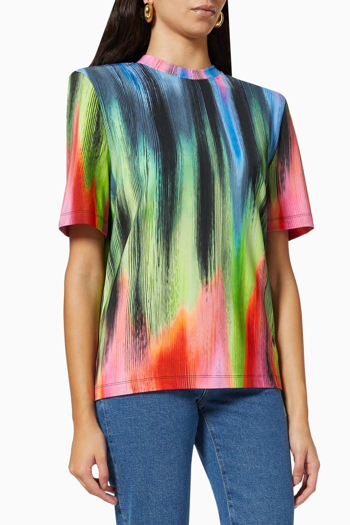 

Bella T-shirt in Spectrum Printed Jersey, Multicolour
