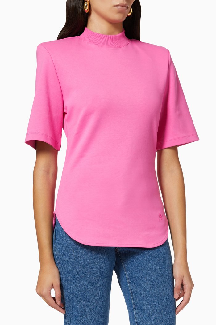 

Tessa T-shirt in Heavy Jersey, Pink