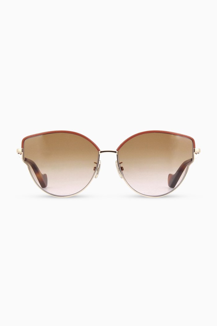 

Butterfly Sunglasses in Metal, Gold