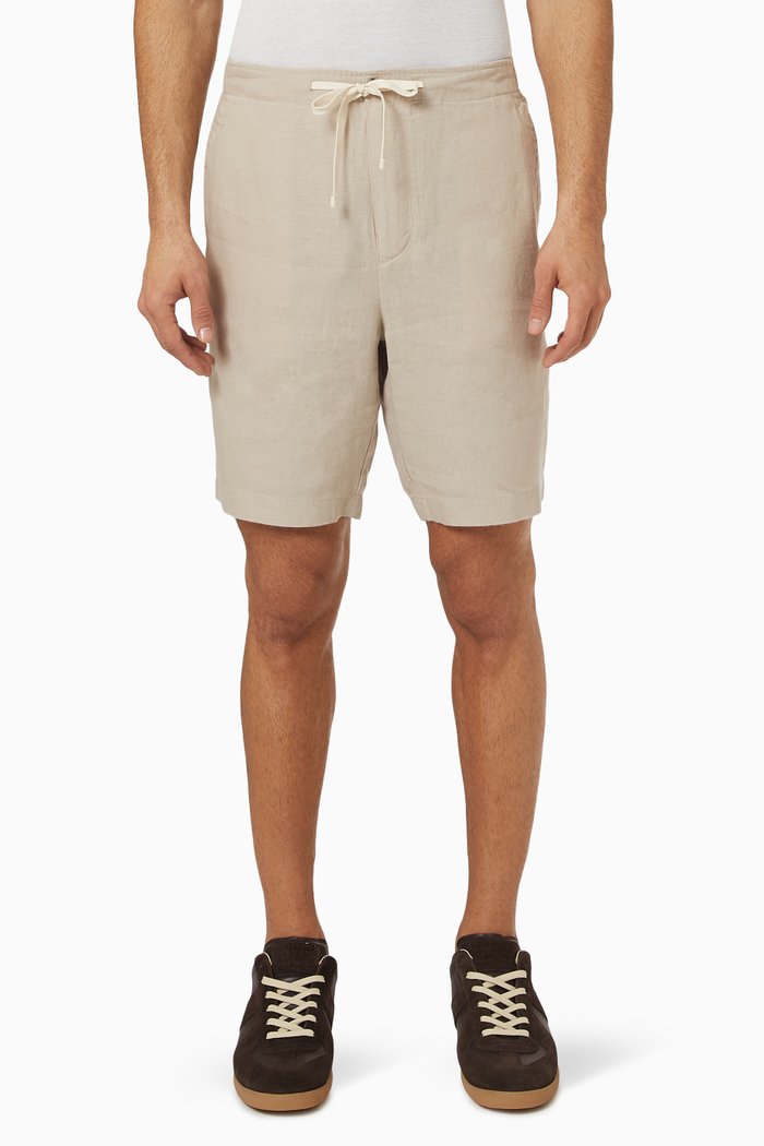 

Drawstring Shorts in Hemp, Neutral