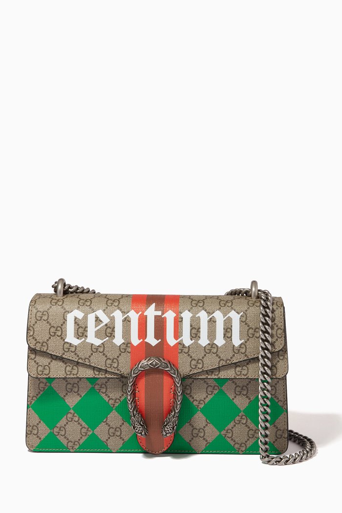 

Dionysus Small Shoulder Bag in Leather, Neutral