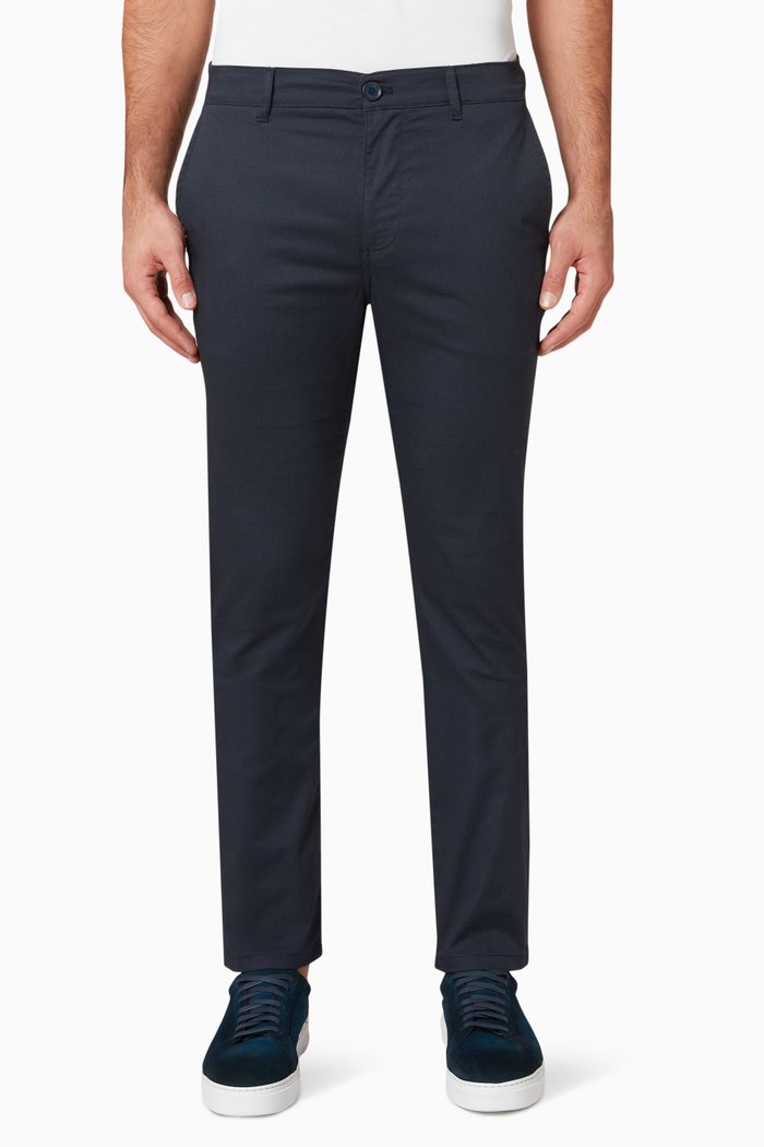 Checked Pants in Cotton, Undefined