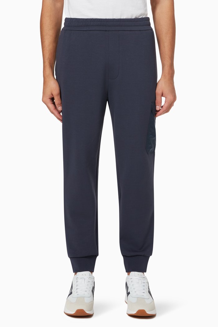 

Patch Pocket Sweatpants in Fleece, Multicolour