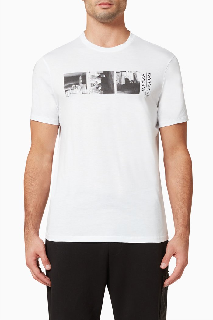 

Graphic T-shirt in Cotton Jersey, White