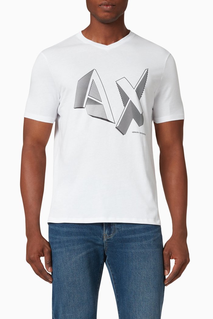 

Logo T-shirt in Cotton Jersey, White