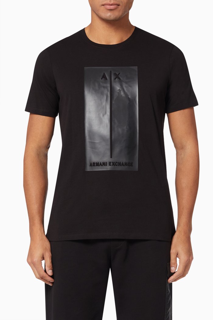 

Logo T-Shirt in Cotton Jersey, Black