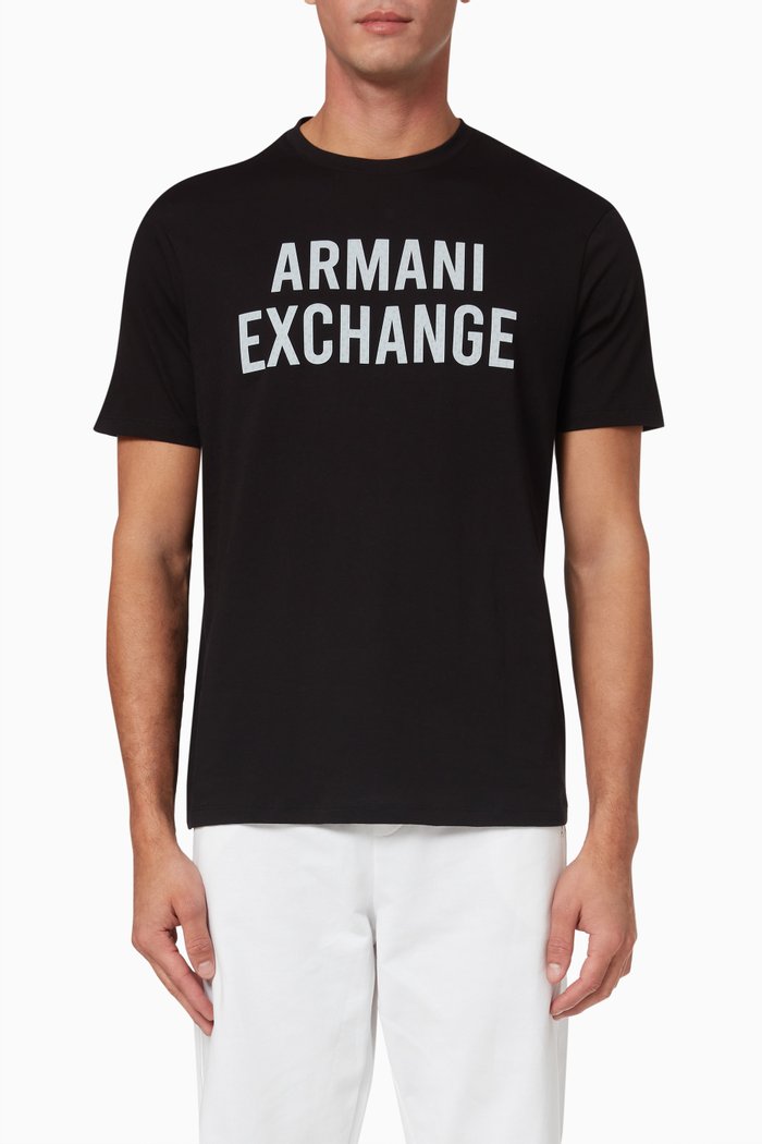 

Logo T-shirt in Cotton Jersey, Black