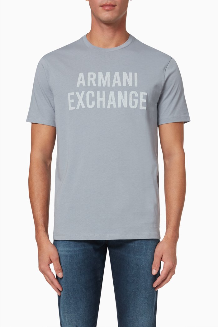 

Logo T-Shirt in Cotton Jersey, Blue