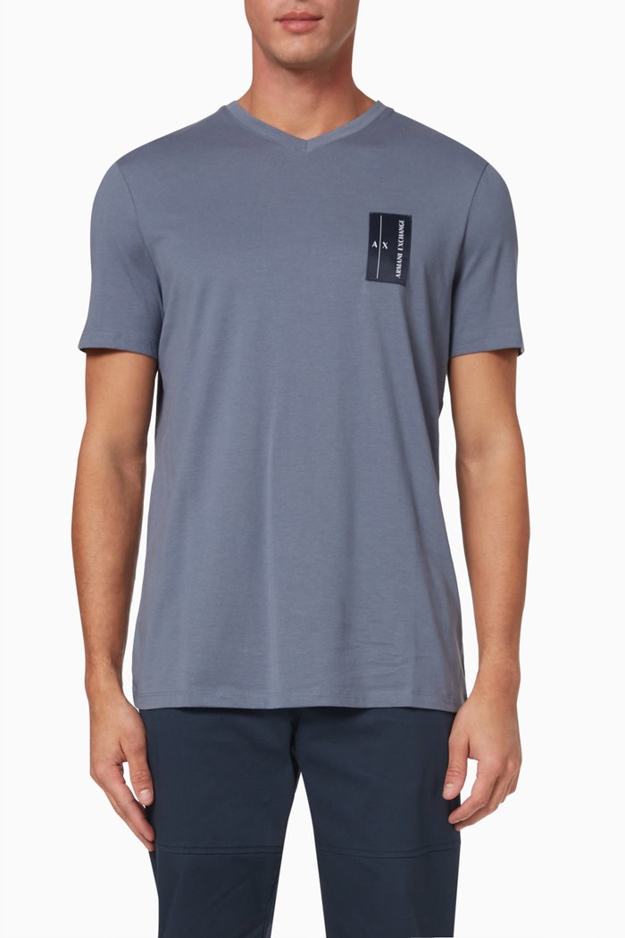 

Logo T-Shirt in Cotton Jersey, Grey