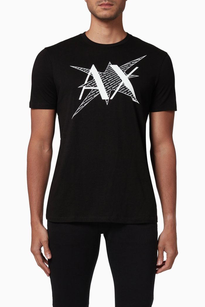 

Logo T-Shirt in Cotton Jersey, Black