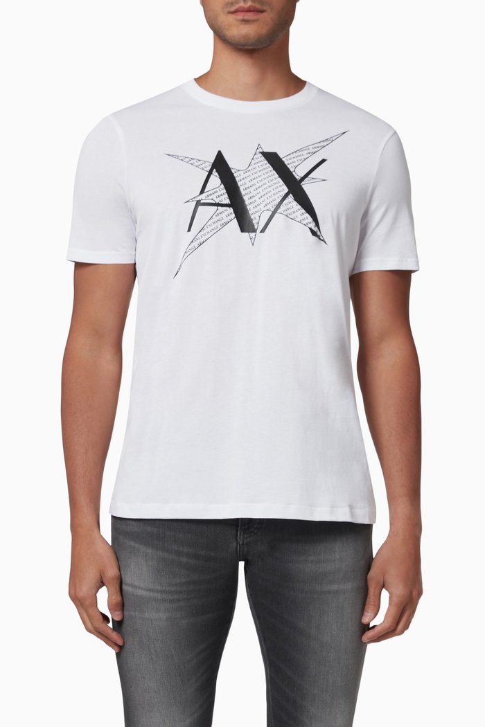 

Logo T-Shirt in Cotton Jersey, White