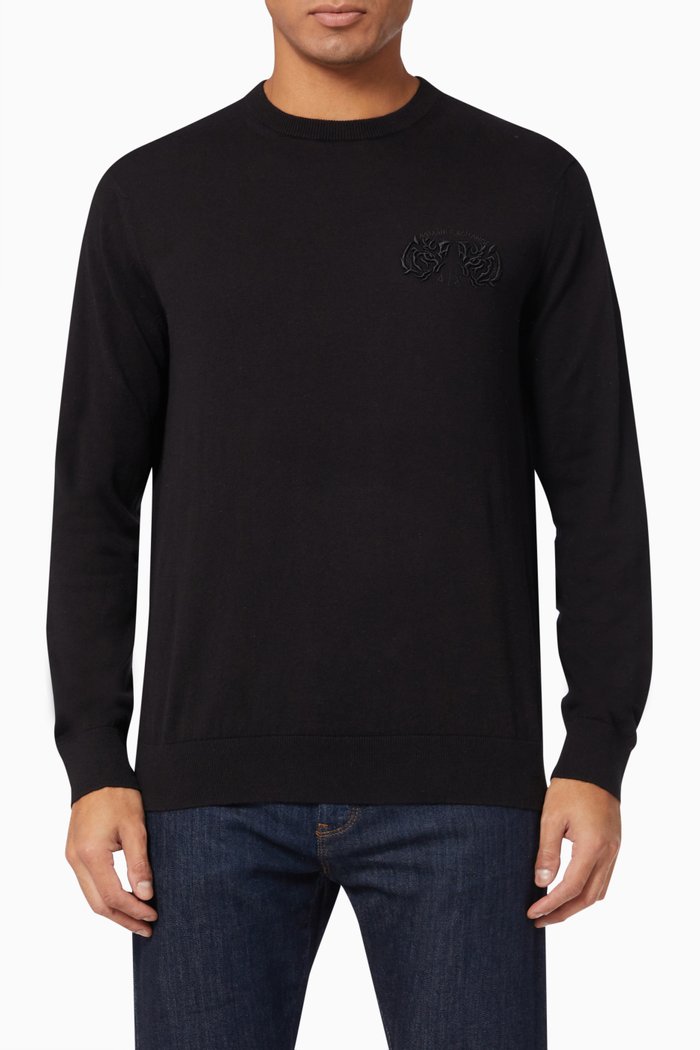 

Sweater in Lightweight Knit, Black