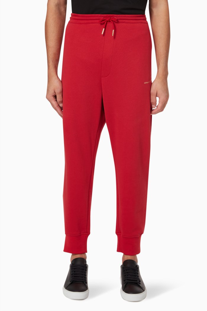 

Track Pants in Fleece, Red