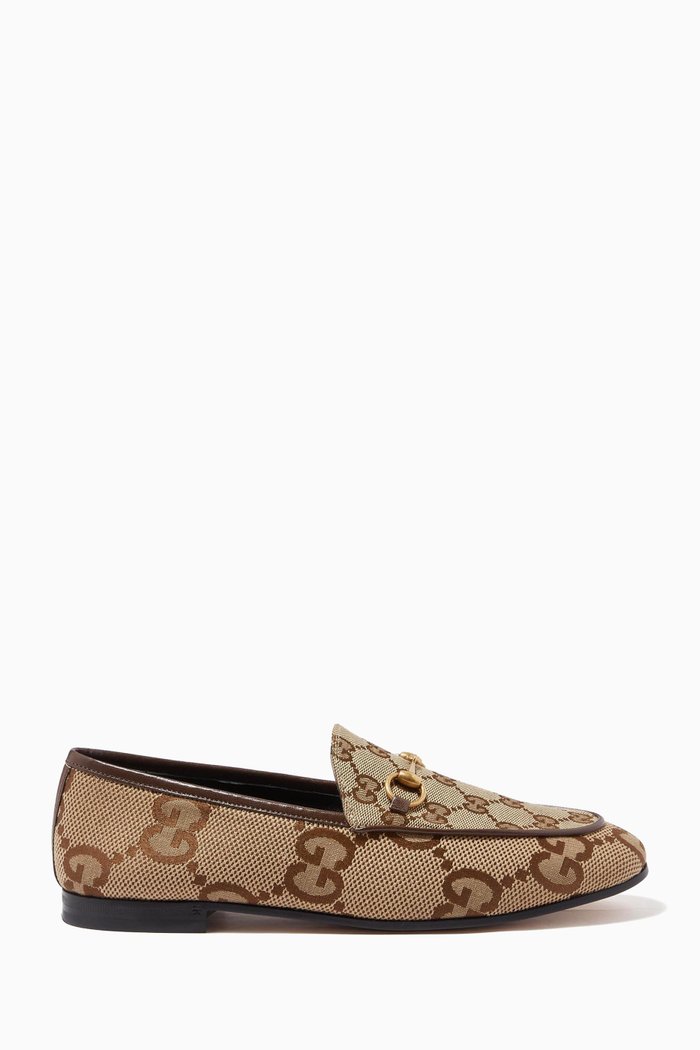

Maxi GG Jordaan Loafer in Canvas, Neutral