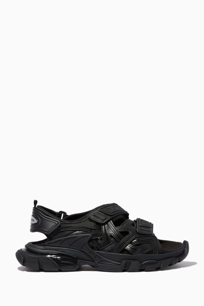 

Track Sandals in Neoprene & Rubber, Black