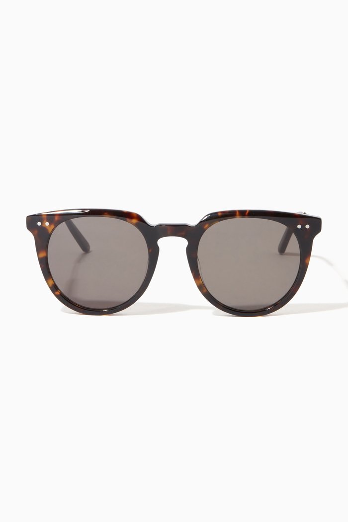

The Diego Sunglasses in Acetate & Metal, Black
