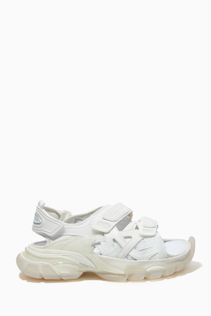 

Track Sandals in Neoprene & Rubber, White
