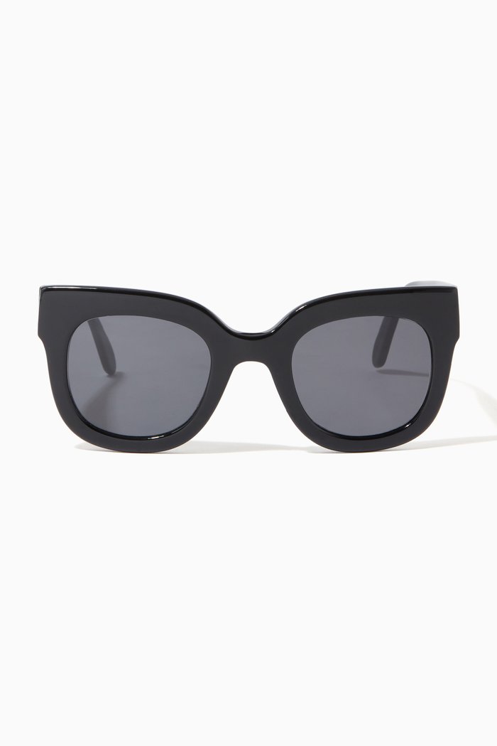 

The Maya Sunglasses in Acetate, Black