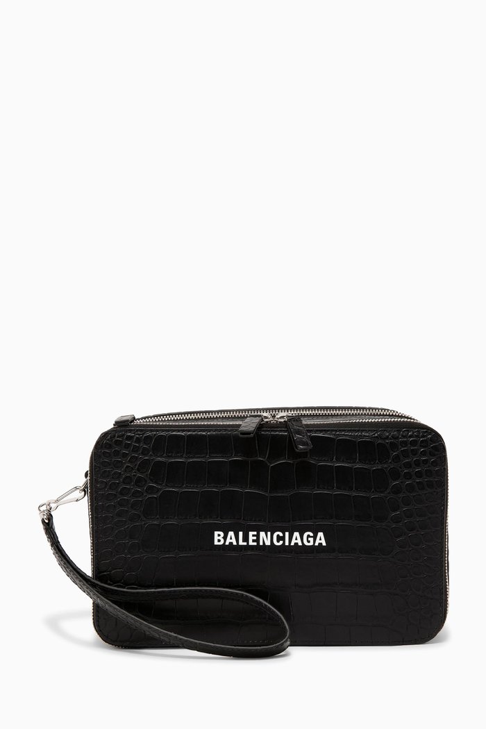 

Everyday Pouch in Smooth Calfskin, Black