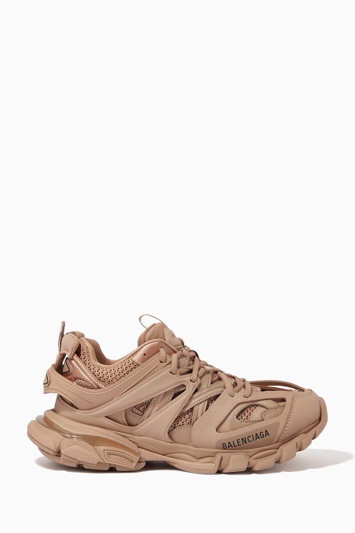 

Track Sneakers in Mesh & Nylon, Neutral