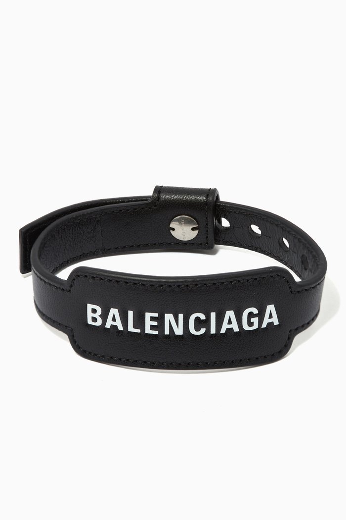 

Cash Bracelet in Leather, Black