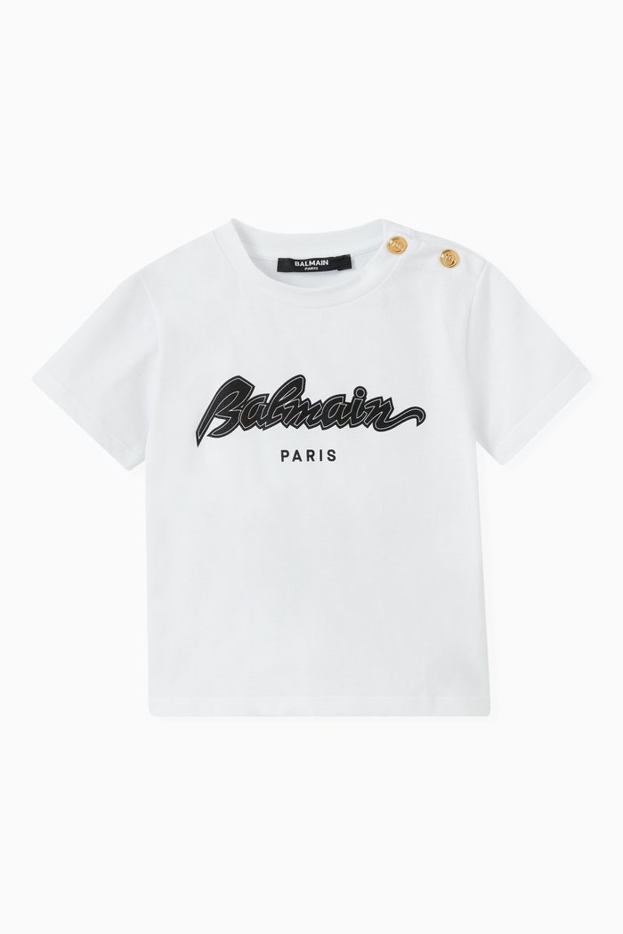 

Graphic Logo T-shirt in Cotton Jersey, White