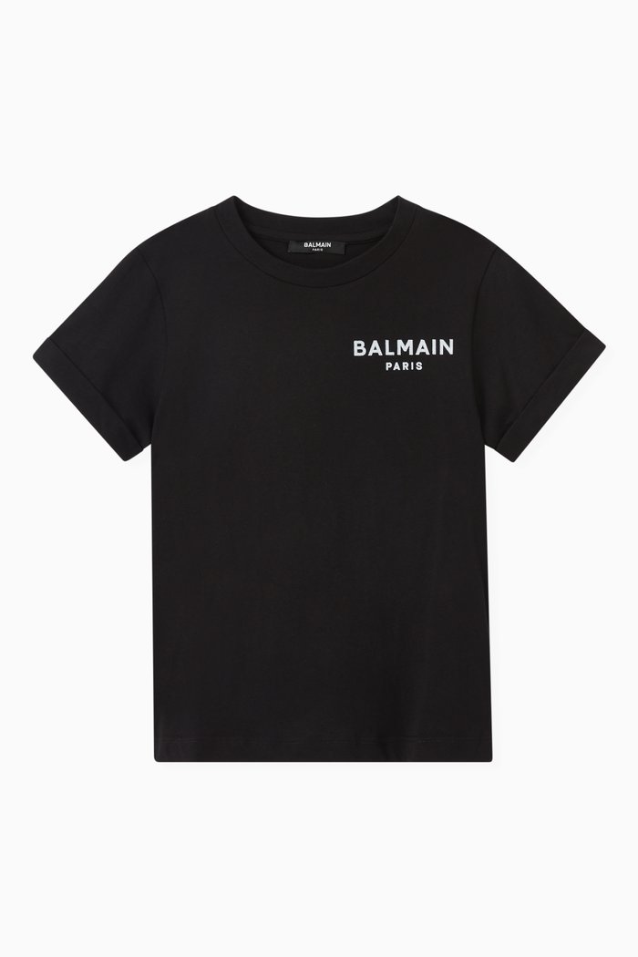 

Chest Logo T-shirt in Cotton Jersey, Black