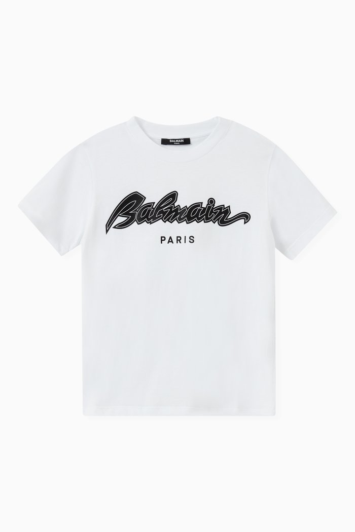 Logo T-shirt in Jersey, White