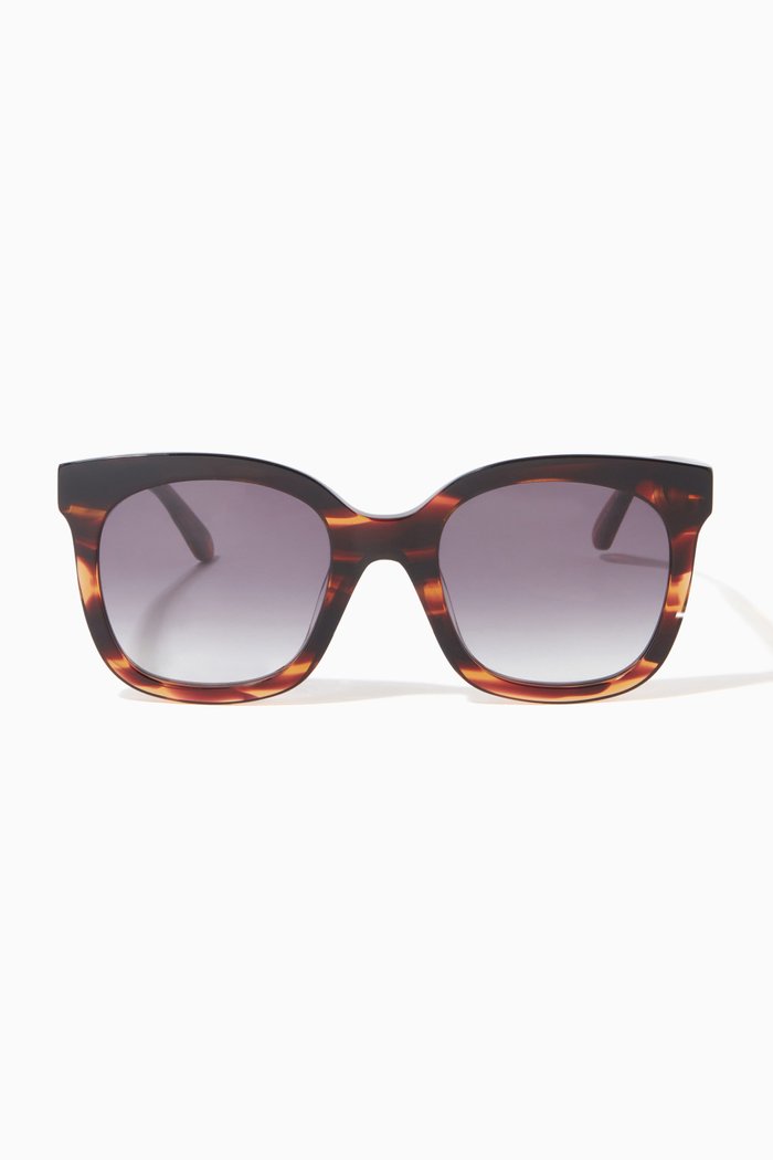 

The Shade Sunglasses in Acetate, Brown