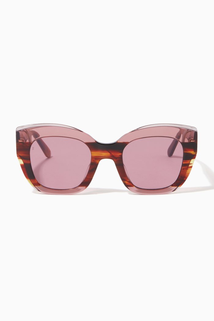 

The Posh Sunglasses in Acetate, Pink