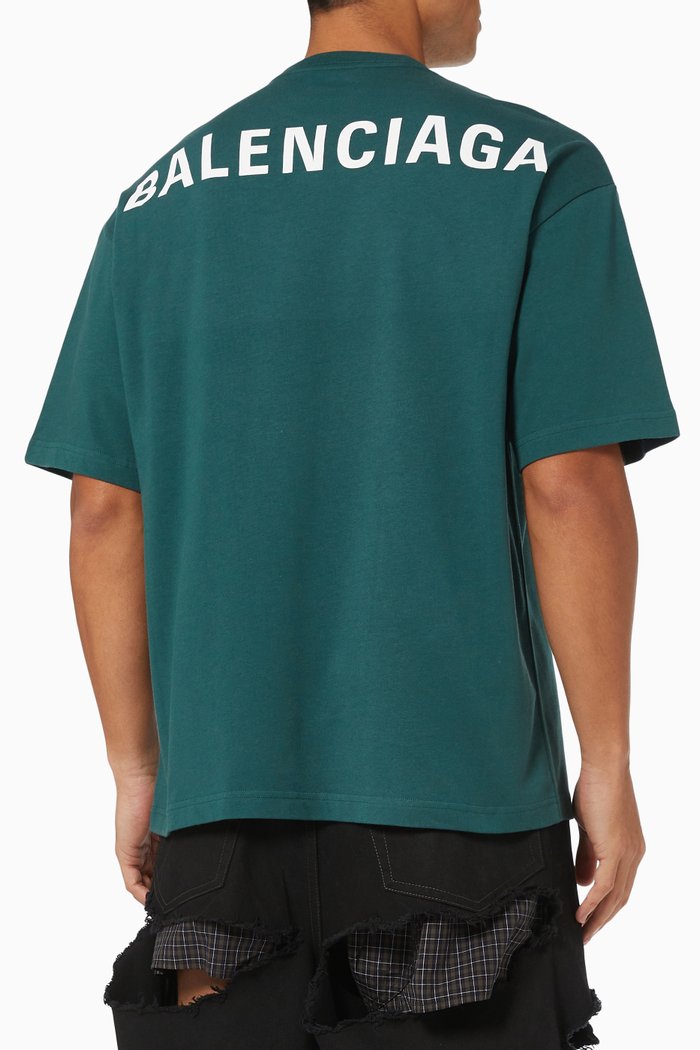 

Logo T-shirt in Cotton Jersey, Green