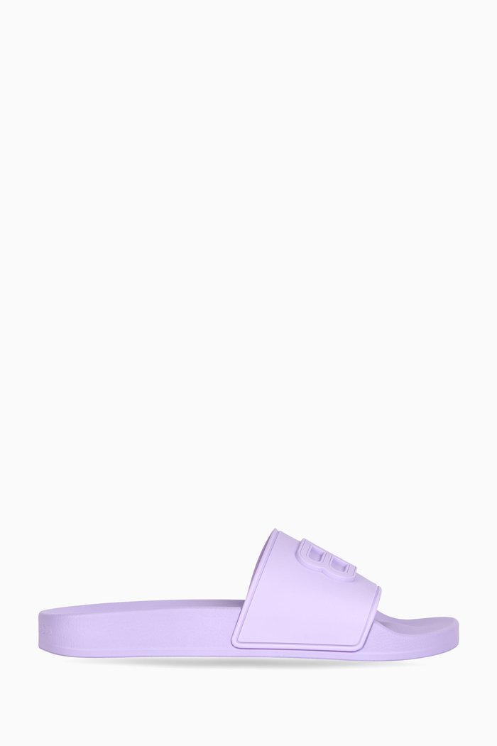 

BB Pool Slides in Rubber, Purple