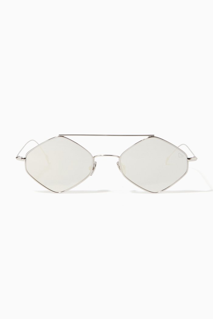 

Rigaut Diamond Sunglasses in Metal, Silver