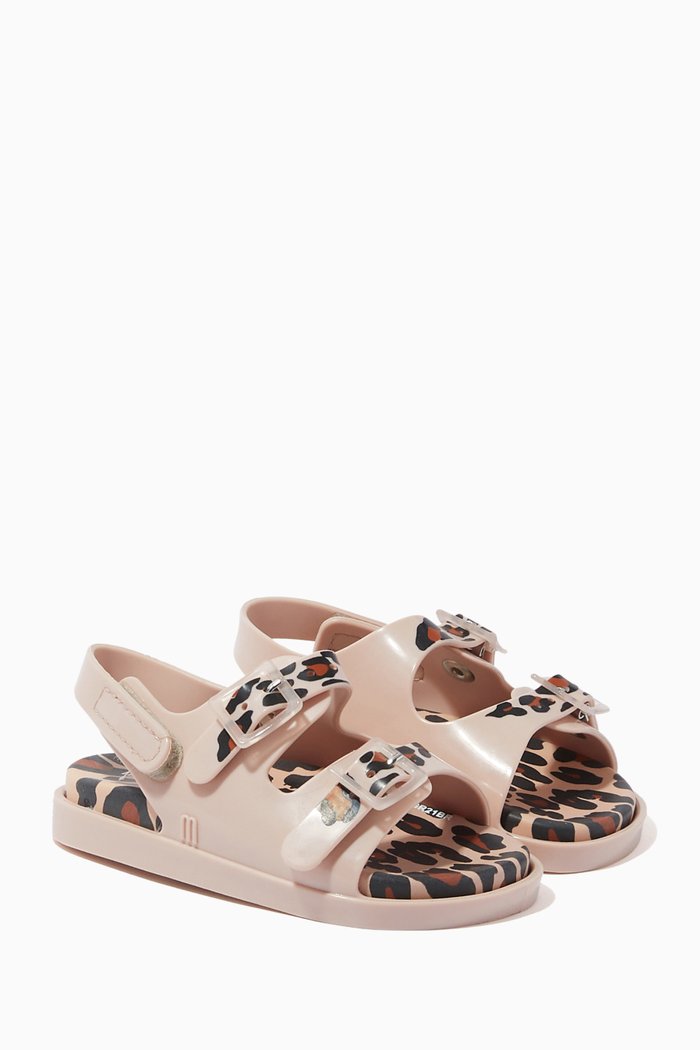 

Leopard Print Sandals, Pink