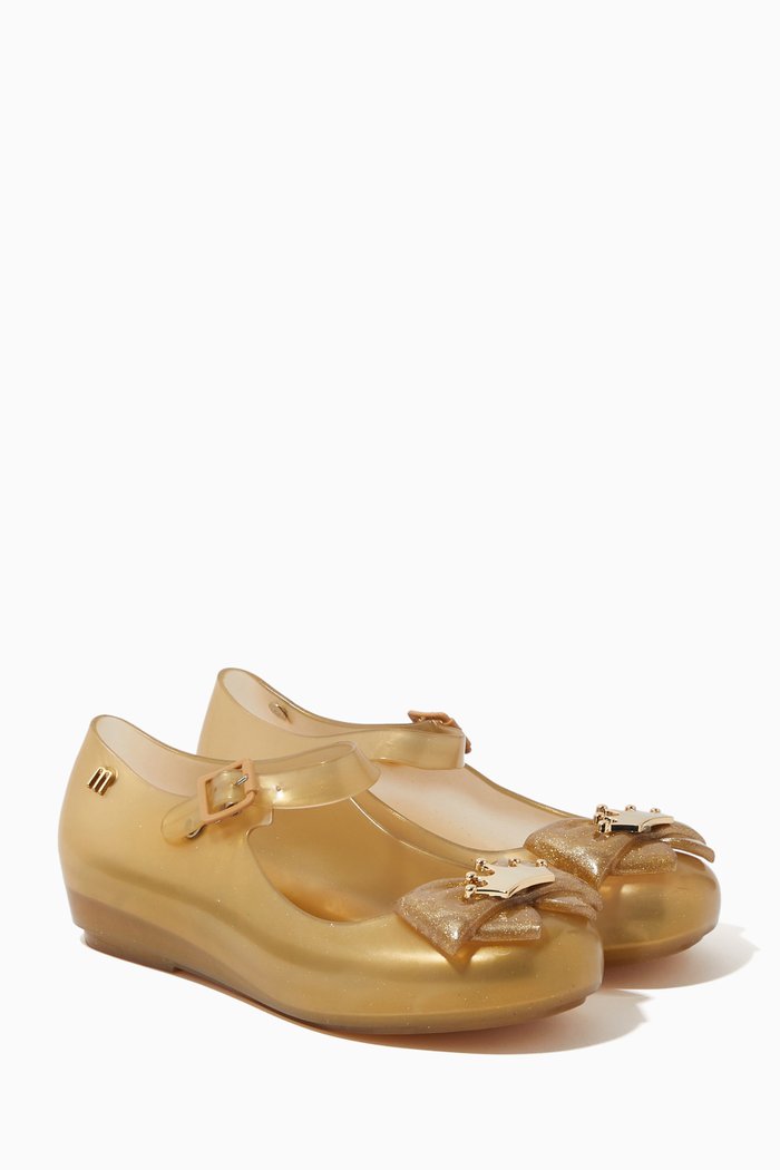 

Princess Bow Ballerinas, Gold