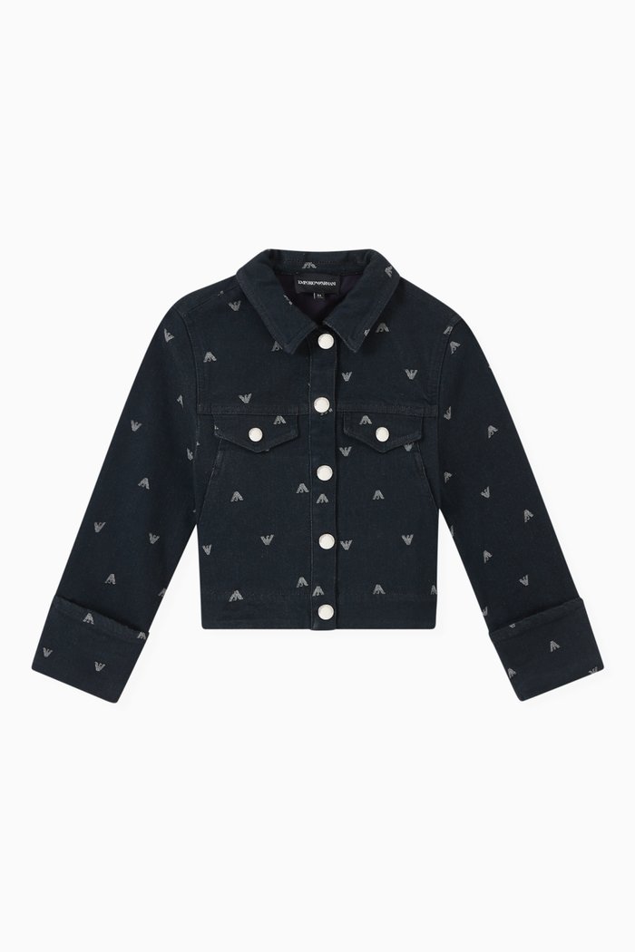 

EA Eagle Jacket in Denim, Blue