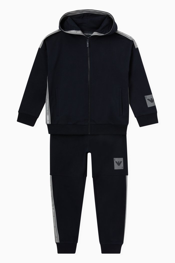 

Logo Hooded Tracksuit, Blue