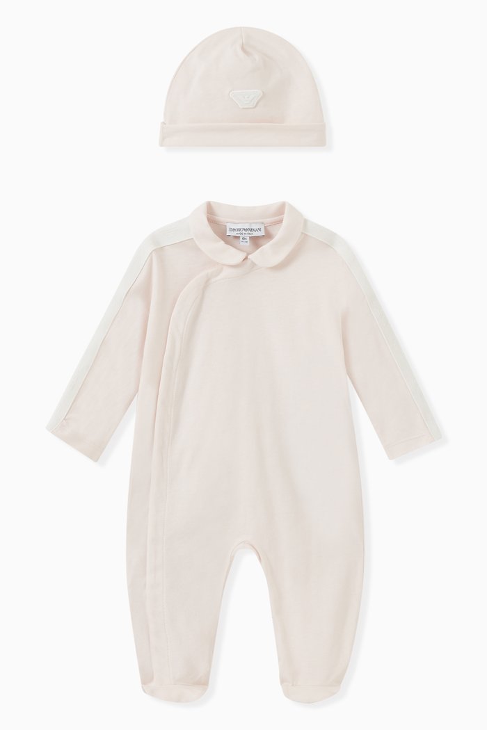 

Jumpsuit & Hat Gift Set, Pink