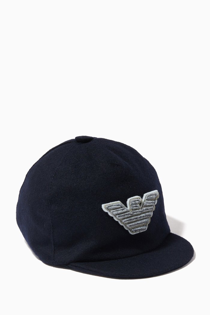 

EA Eagle Baseball Hat in Felt, Blue