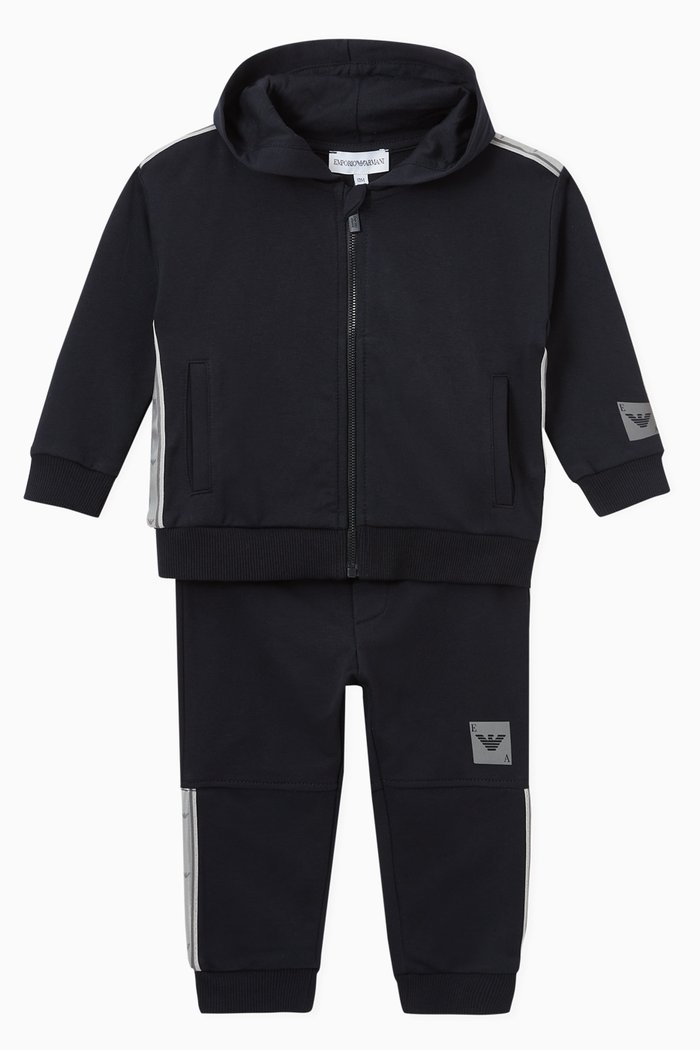 

Eagle Tape Tracksuit in Cotton, Blue