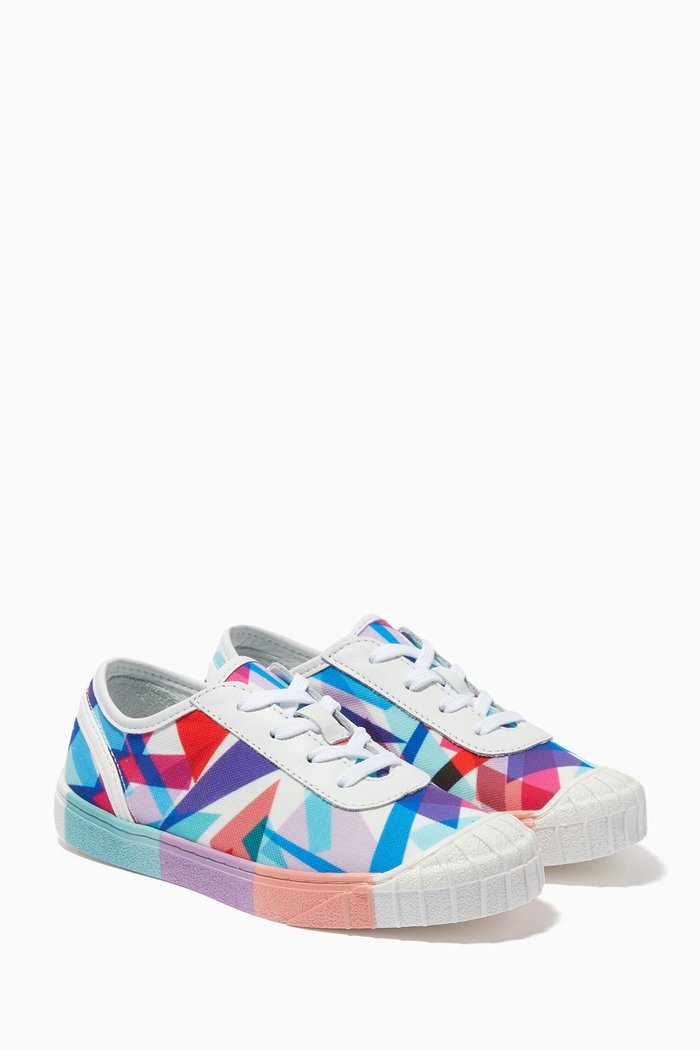 EA Multicolour Sneakers in Canvas, Pink