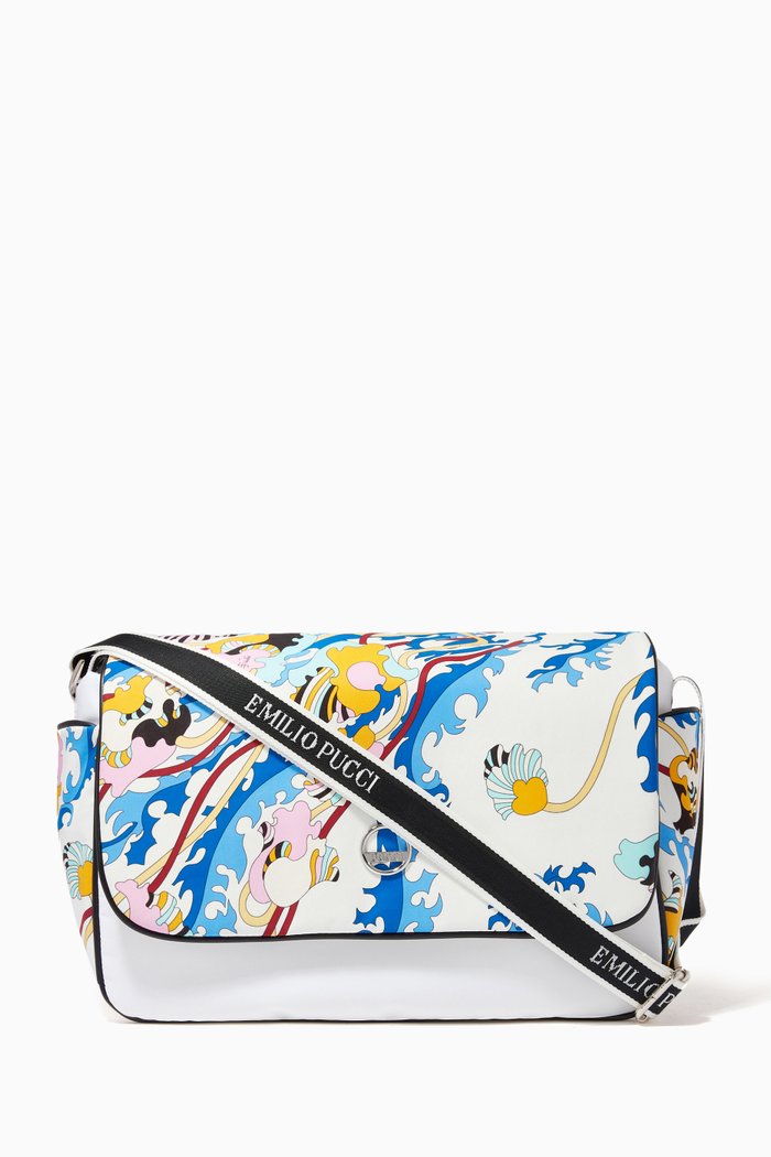 

Ranuncoli Print Diaper Bag in Nylon, Multicolour