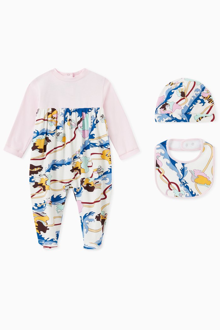

Ranuncoli Print Pyjama Gift Set in Cotton, Multicolour